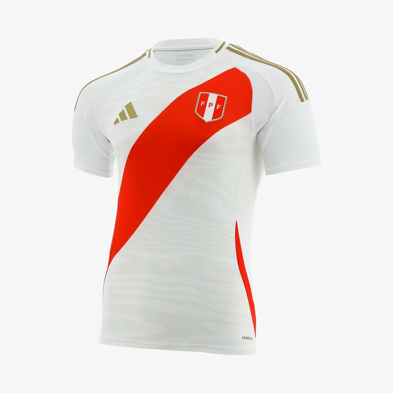 adidas Camiseta Local Selección Peruana 2024, BLANCO, hi-res image number null