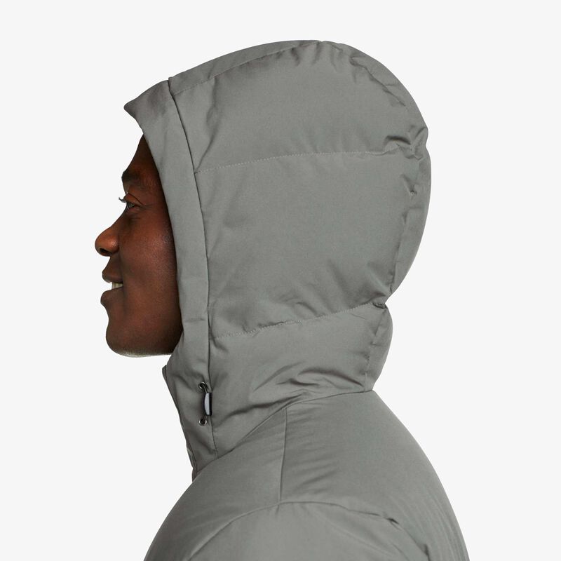 Eddie Bauer Essential Down Hooded Jkt, VERDE, hi-res image number null