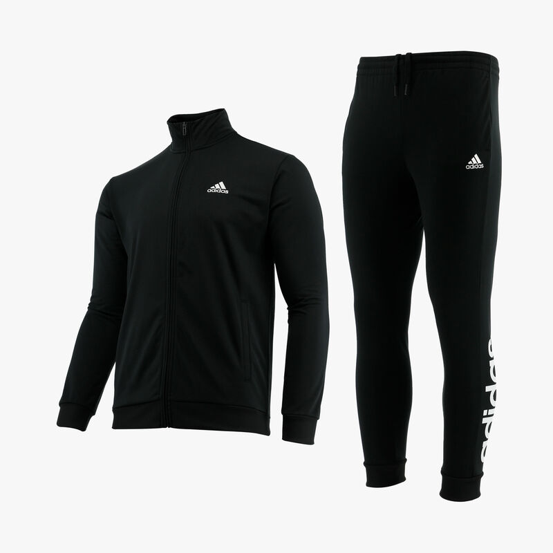 adidas Conjunto Linear Logo Tricot, NEGRO, hi-res image number null