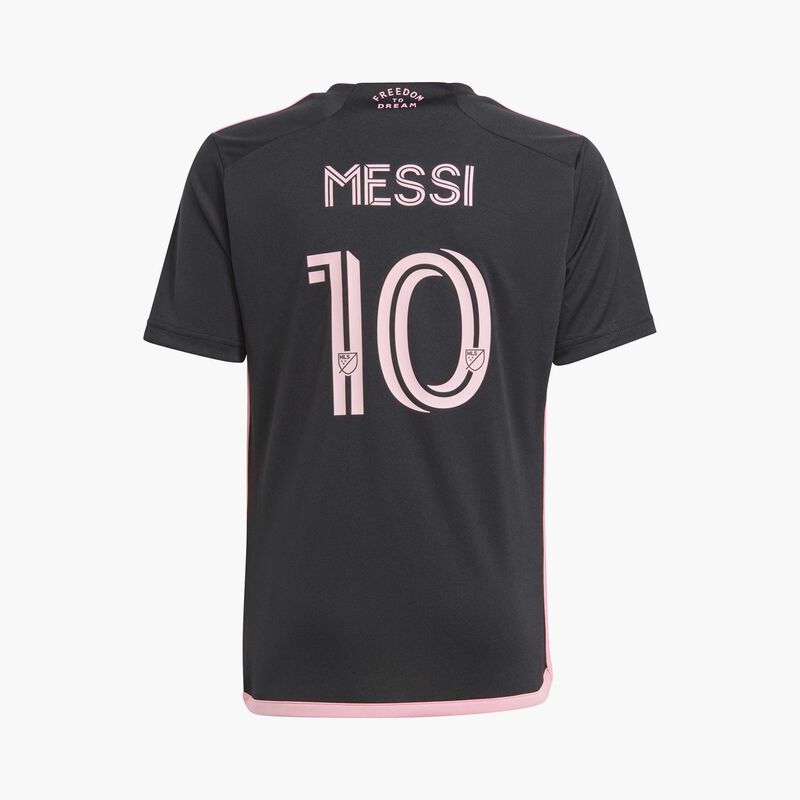 adidas Camiseta Visitante para Niños Inter Miami CF 23/24 Messi, NEGRO, hi-res image number null