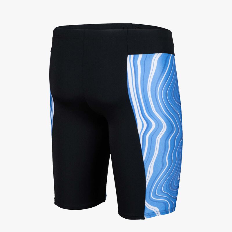 Arena Swim Jammer Marbled, AZUL, hi-res image number null