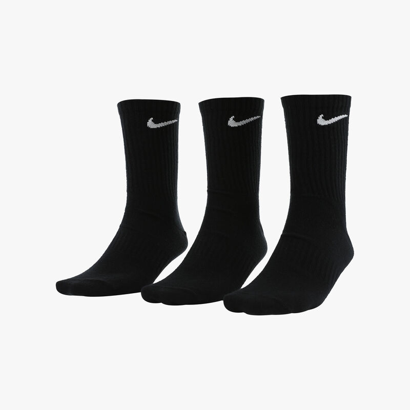 Nike Everyday Lightweight Largas 3 Pares, NEGRO, hi-res image number null