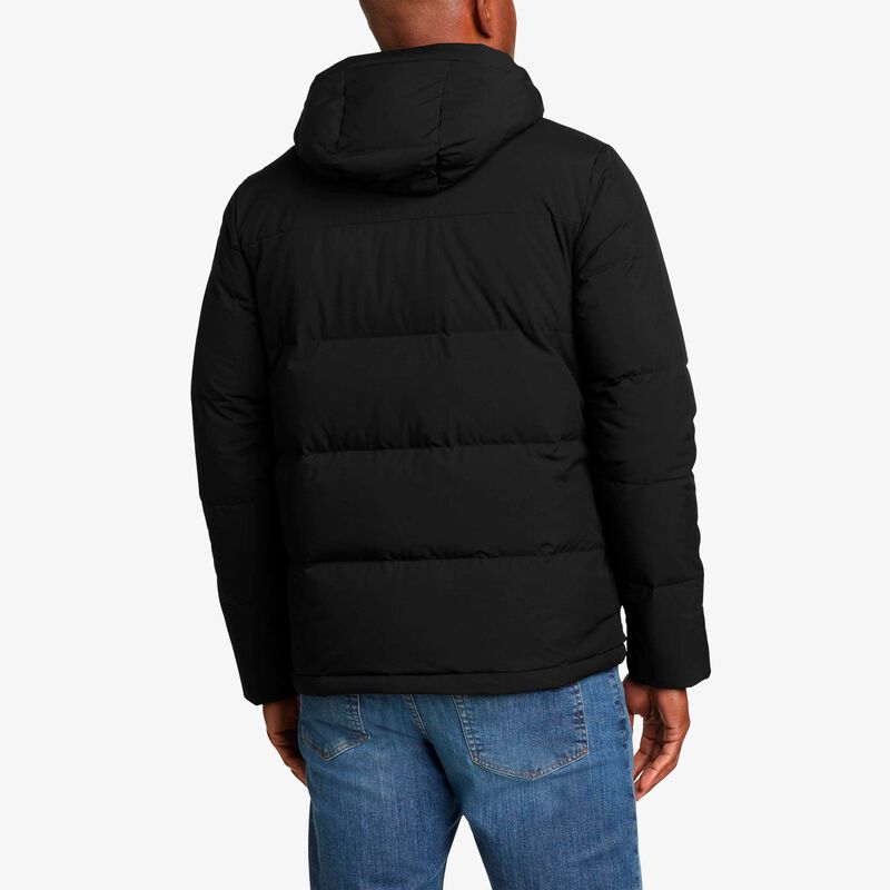 Eddie Bauer Essential Down Hooded Jkt, NEGRO, hi-res image number null