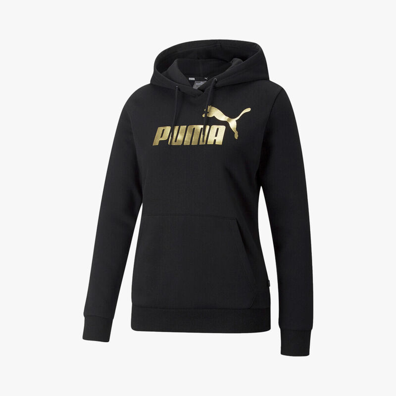 Puma Polerón Ess+ Metallic Logo, NEGRO, hi-res image number null