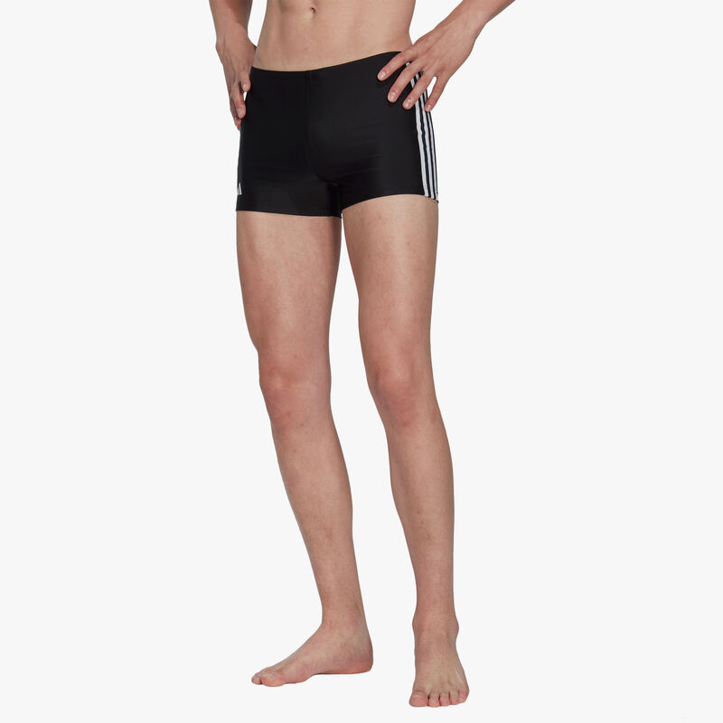 adidas Shorts de Natación Classic 3 Tiras, NEGRO, hi-res image number null