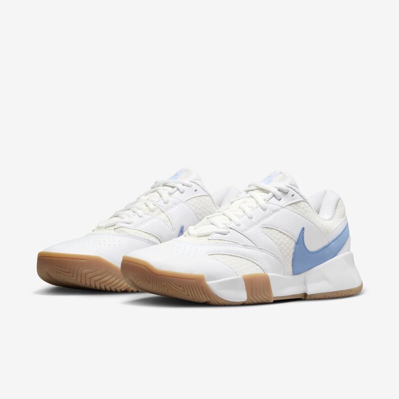 NikeCourt Lite 4, Blanco/Azul claro-Vela-Castaño claro, hi-res image number null