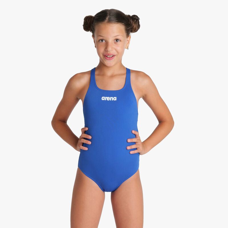 Arena Girl'S Team Swimsuit Swim Pro Solid, AZUL, hi-res image number null