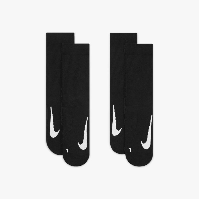 NikeCourt Multiplier Cushioned Largas 2 Pares, NEGRO, hi-res image number null