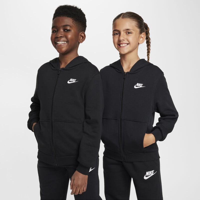 Nike Club Fleece, Blanco/Negro, hi-res image number null