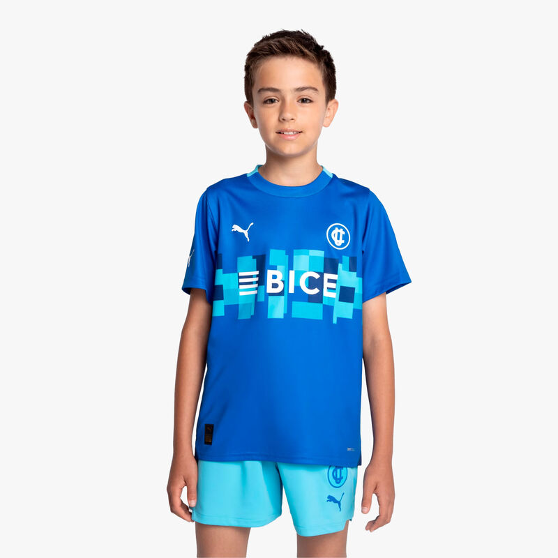 Puma Tercera Camiseta Réplica Universidad Católica Niños, AZUL, hi-res image number null