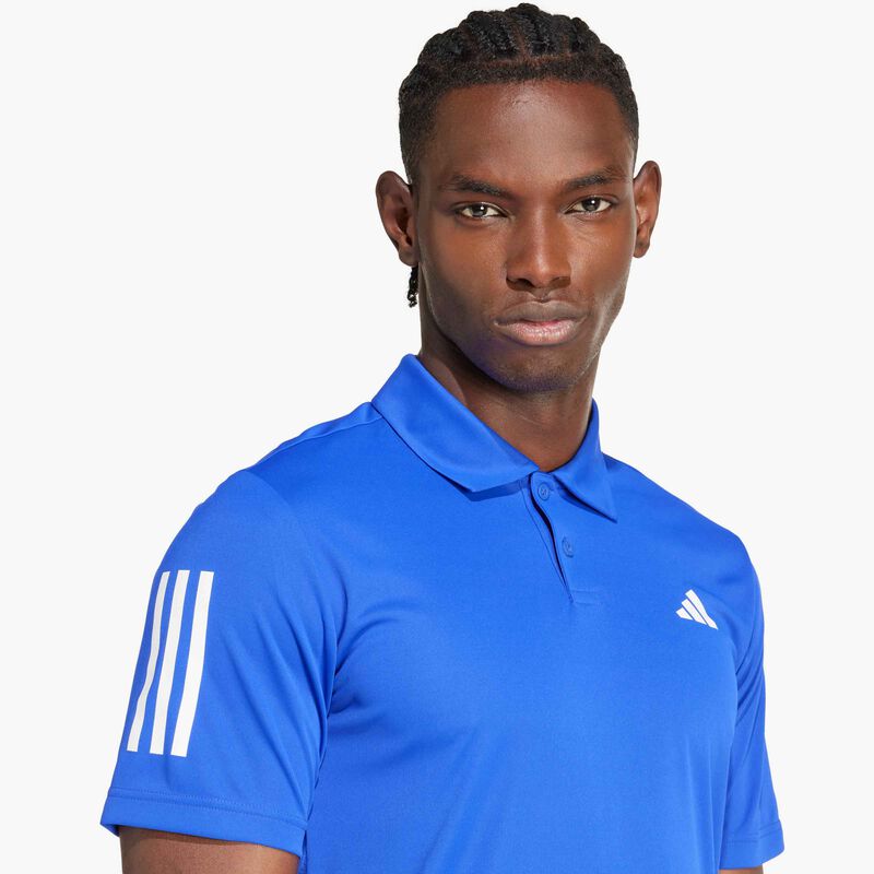 adidas Polera Club Tennis 3 Bandas, AZUL, hi-res image number null