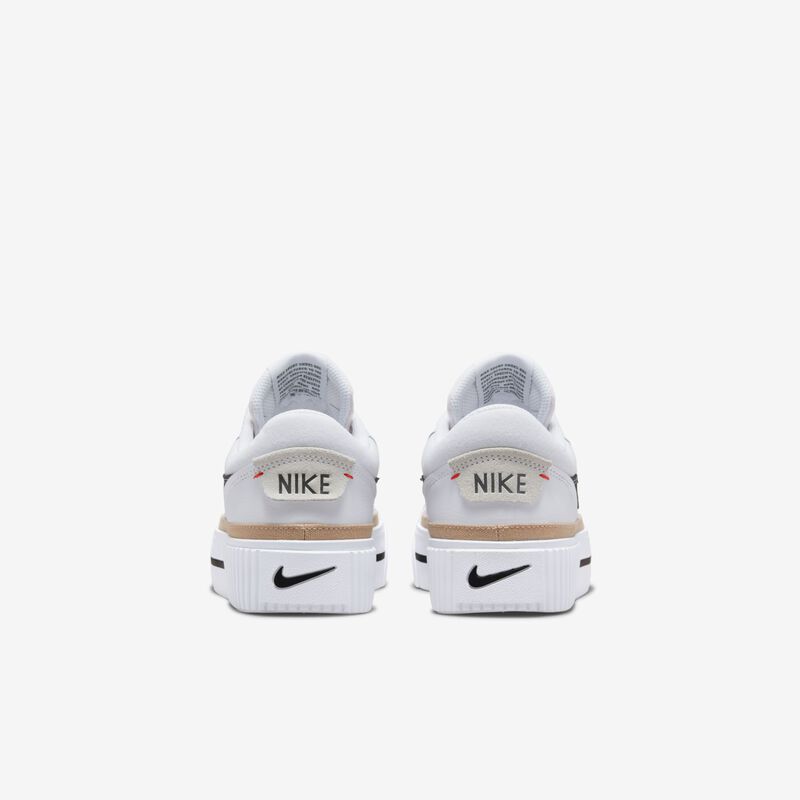 Nike Court Legacy Lift, Blanco/Negro-Cáñamo-Naranja, hi-res image number null