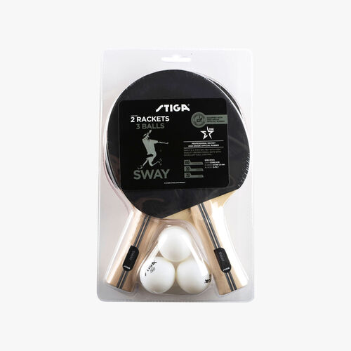 Stiga Set de Ping Pong Sway (2 paletas + 3 pelotas)