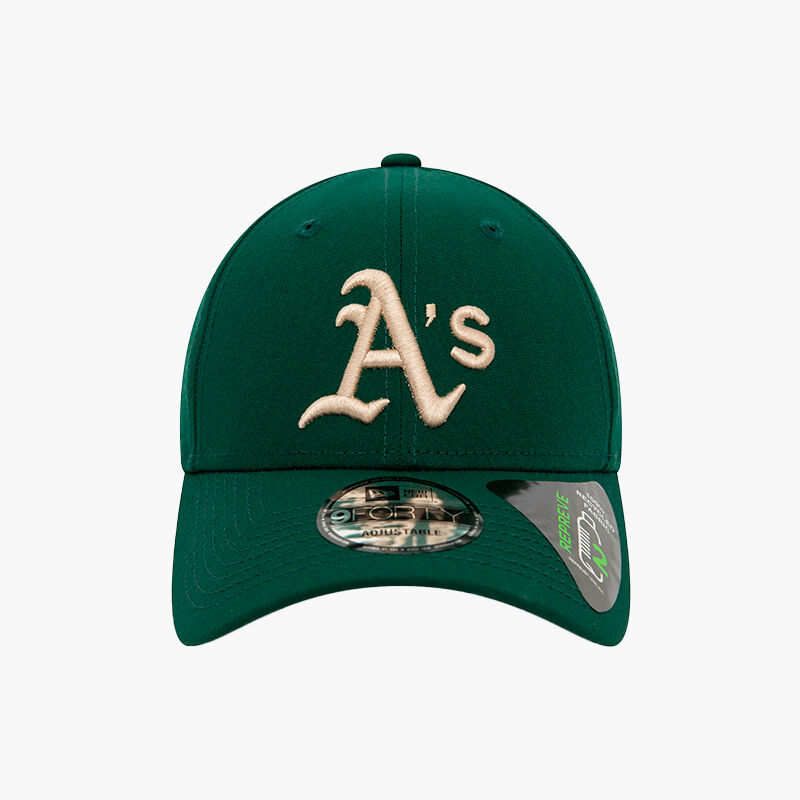 New Era Jockey Oakland Athletics MLB Repreve 9Forty, VERDE, hi-res image number null