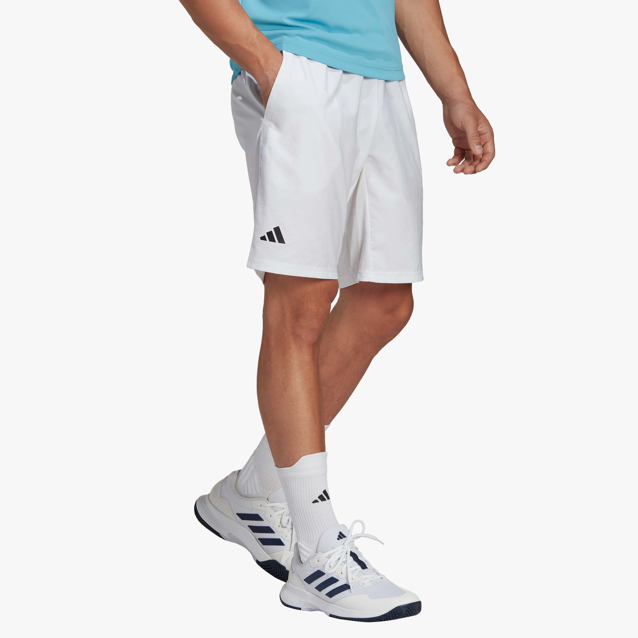 adidas Shorts Tenis Club 3 bandas, BLANCO, hi-res