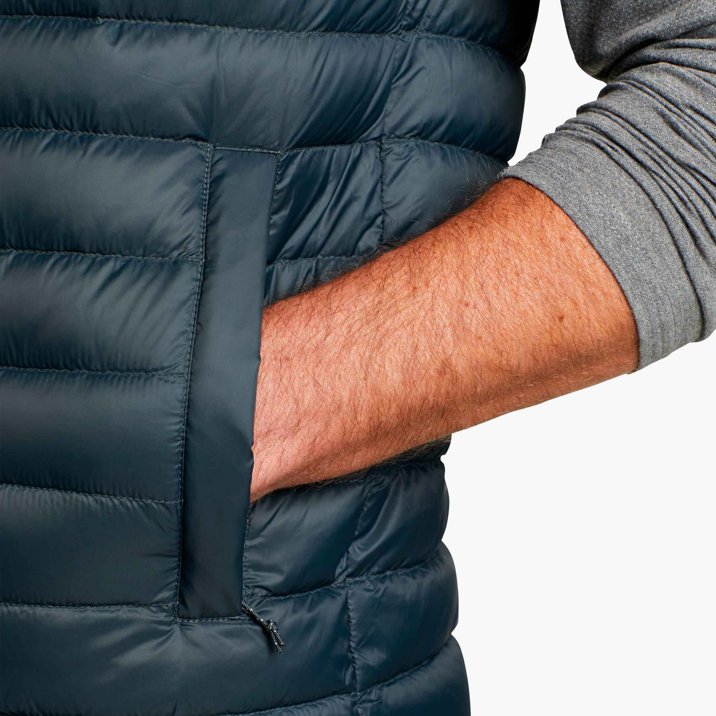 Eddie Bauer Stratustherm Down Vest, GRIS, hi-res