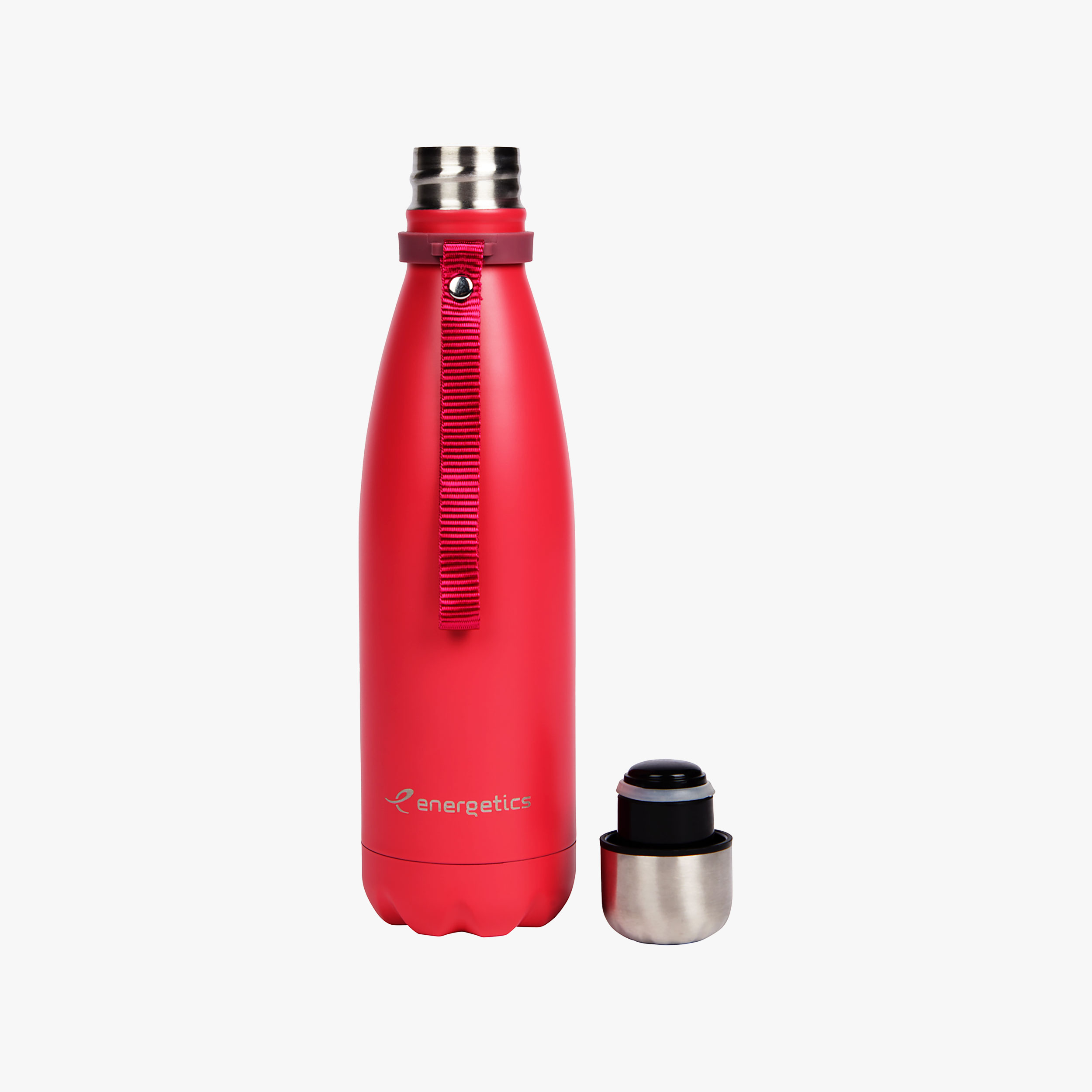 Energetics Metal Bottle LI 0.50L, ROJO, hi-res