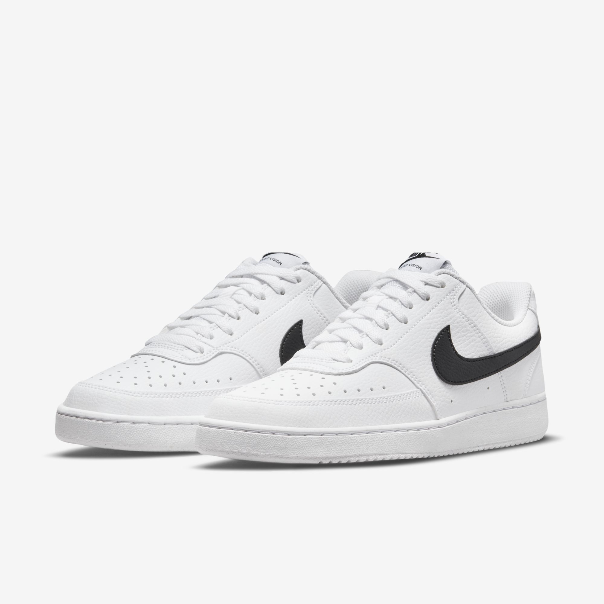 Nike Court Vision Low Next Nature, Blanco/Negro-Blanco, hi-res