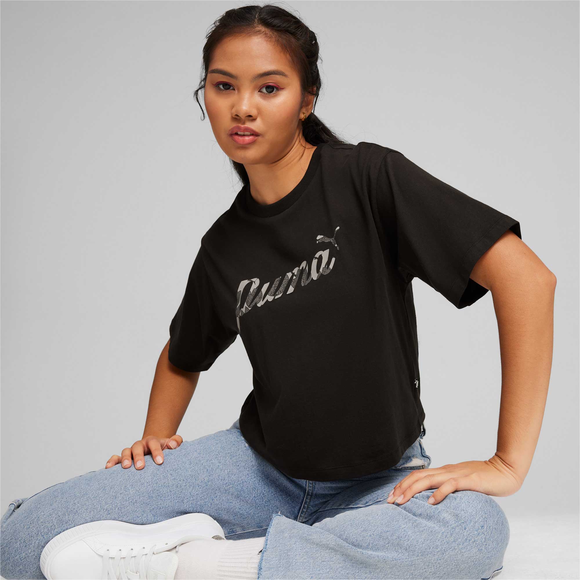 Puma Polera Blossom, NEGRO, hi-res