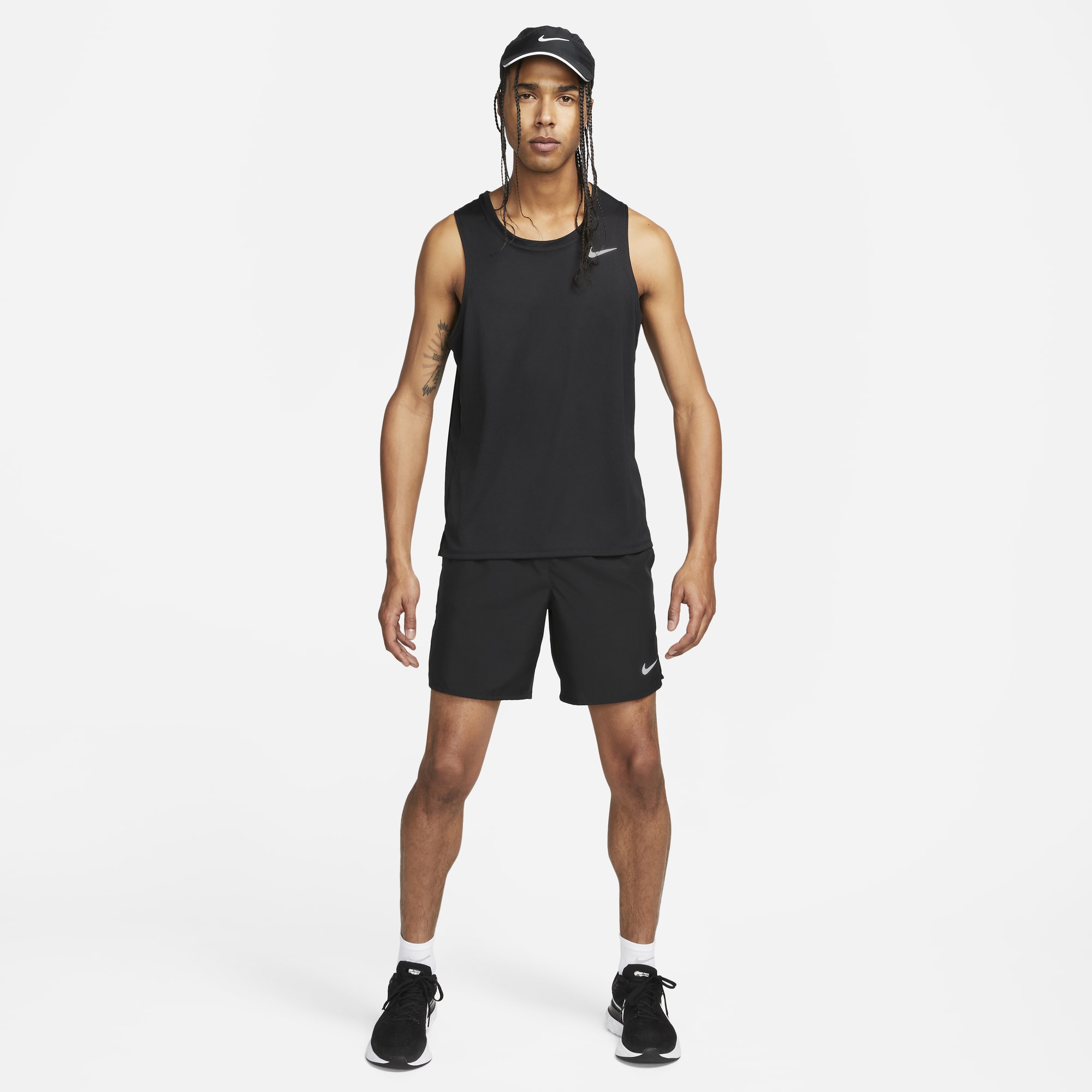 Nike Miler, NEGRO, hi-res