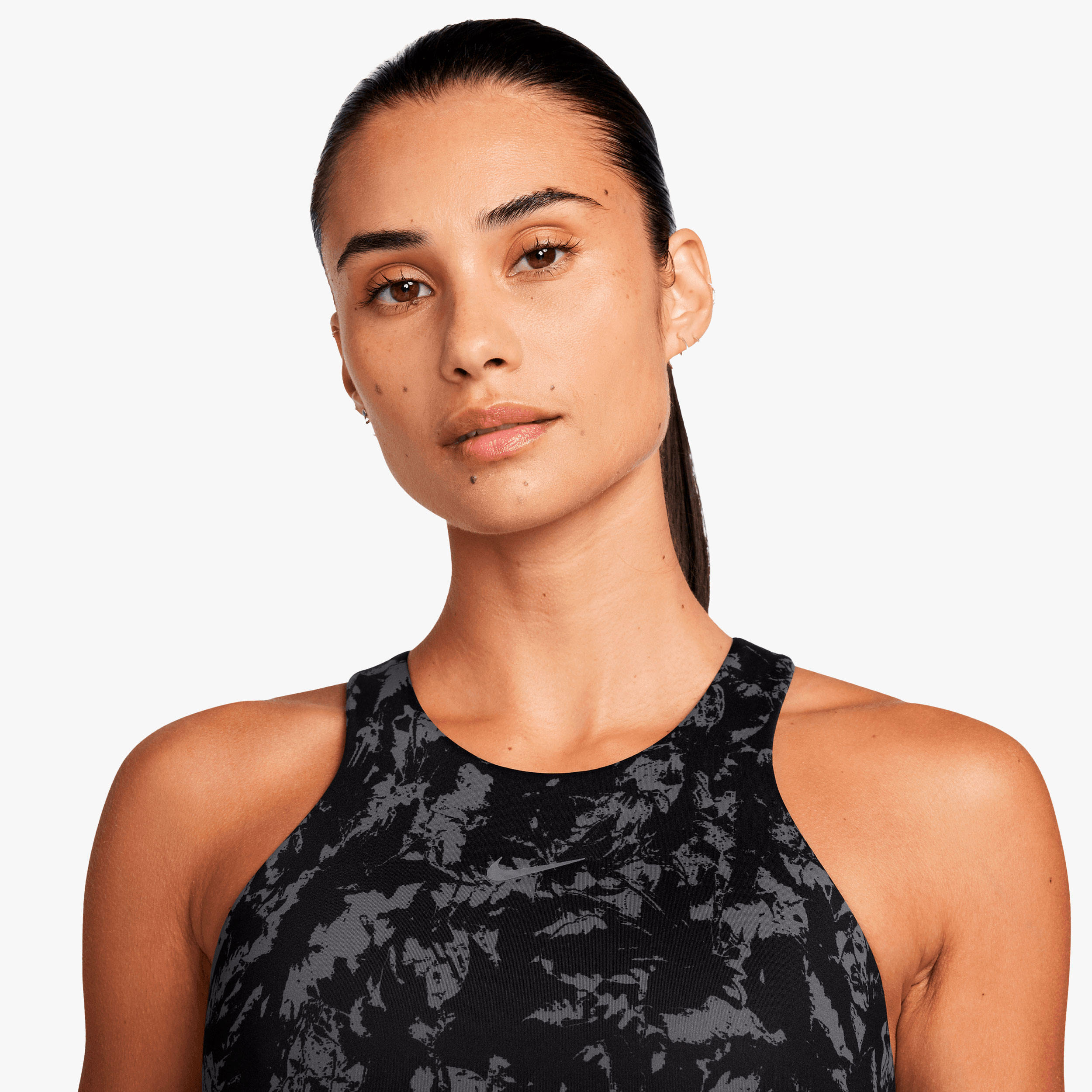 Nike One Strappy Back, NEGRO, hi-res