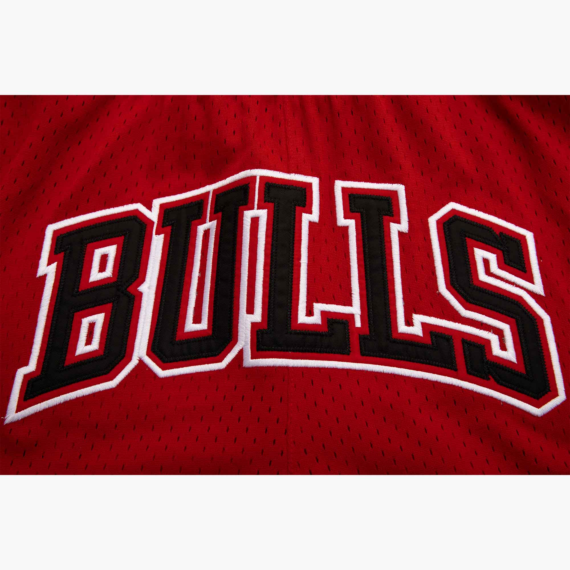 NBA Short Front Logo Bulls, ROJO, hi-res