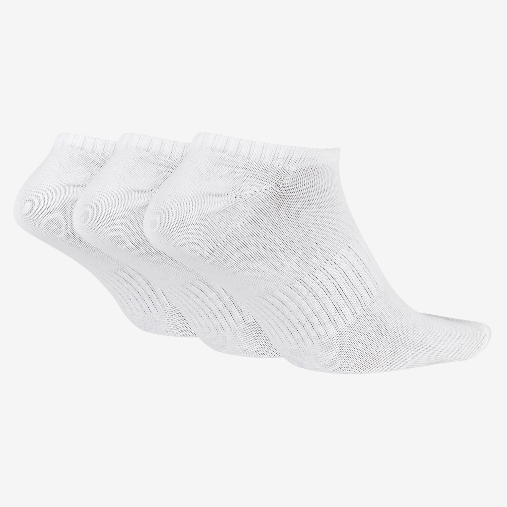 Nike Everyday Lightweight Invisibles 3 Pares, BLANCO, hi-res