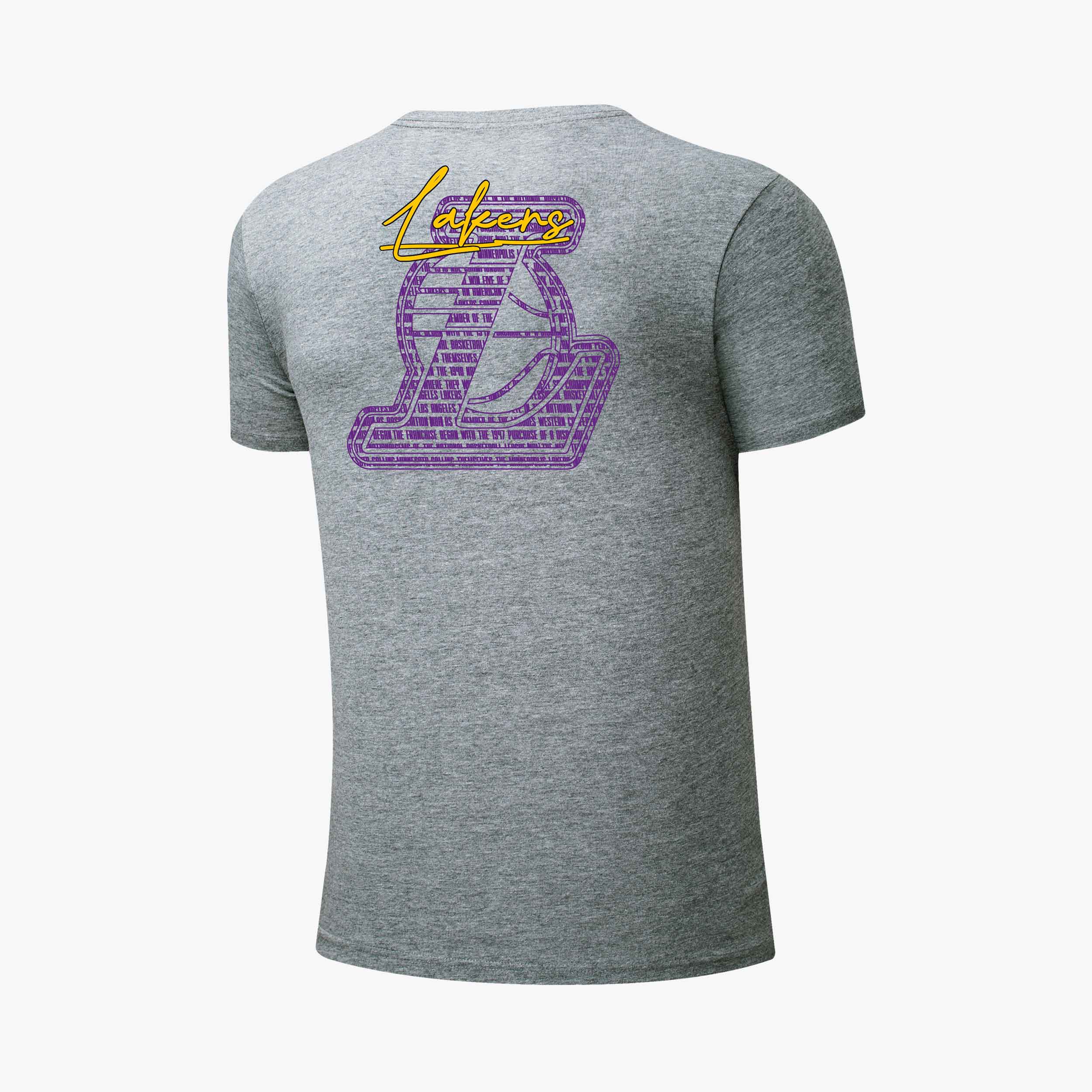 NBA Polera Write Up Lakers, GRIS, hi-res