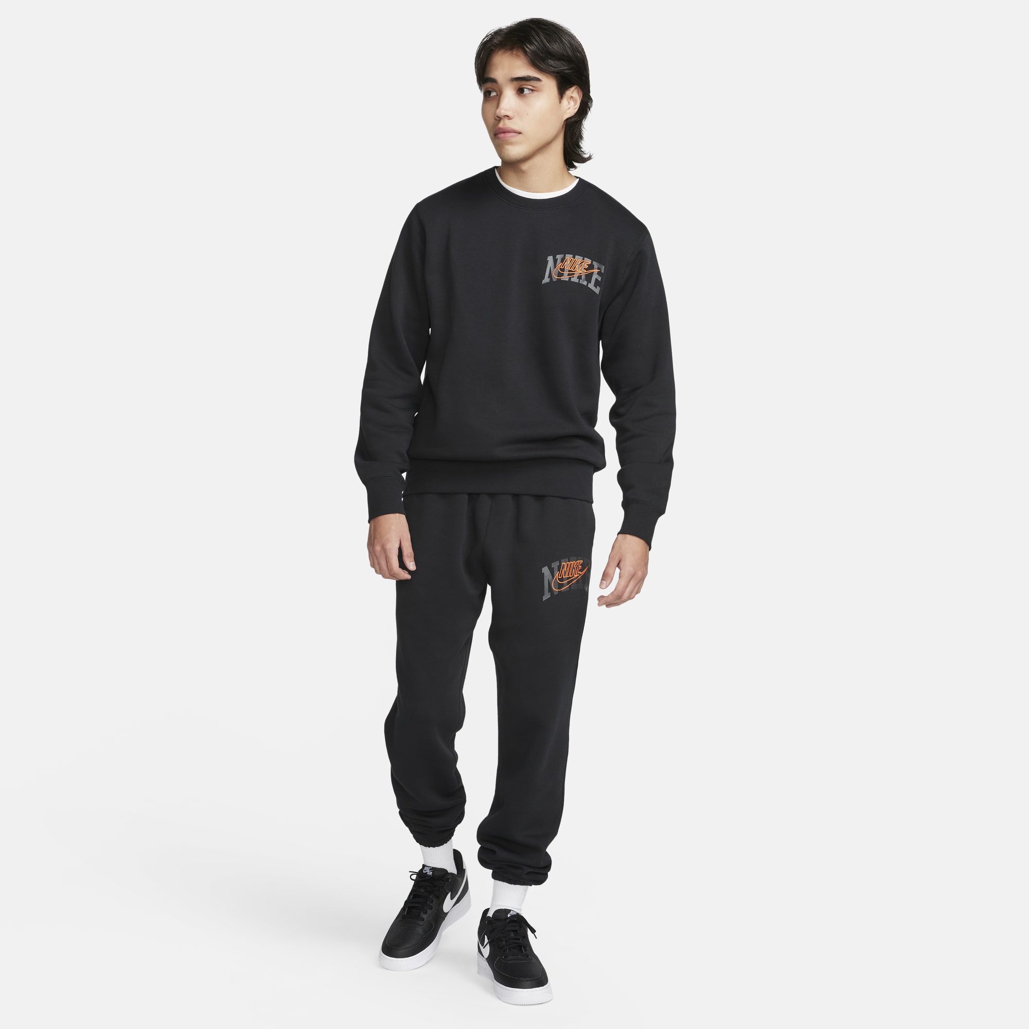 Nike Club Fleece, NEGRO, hi-res