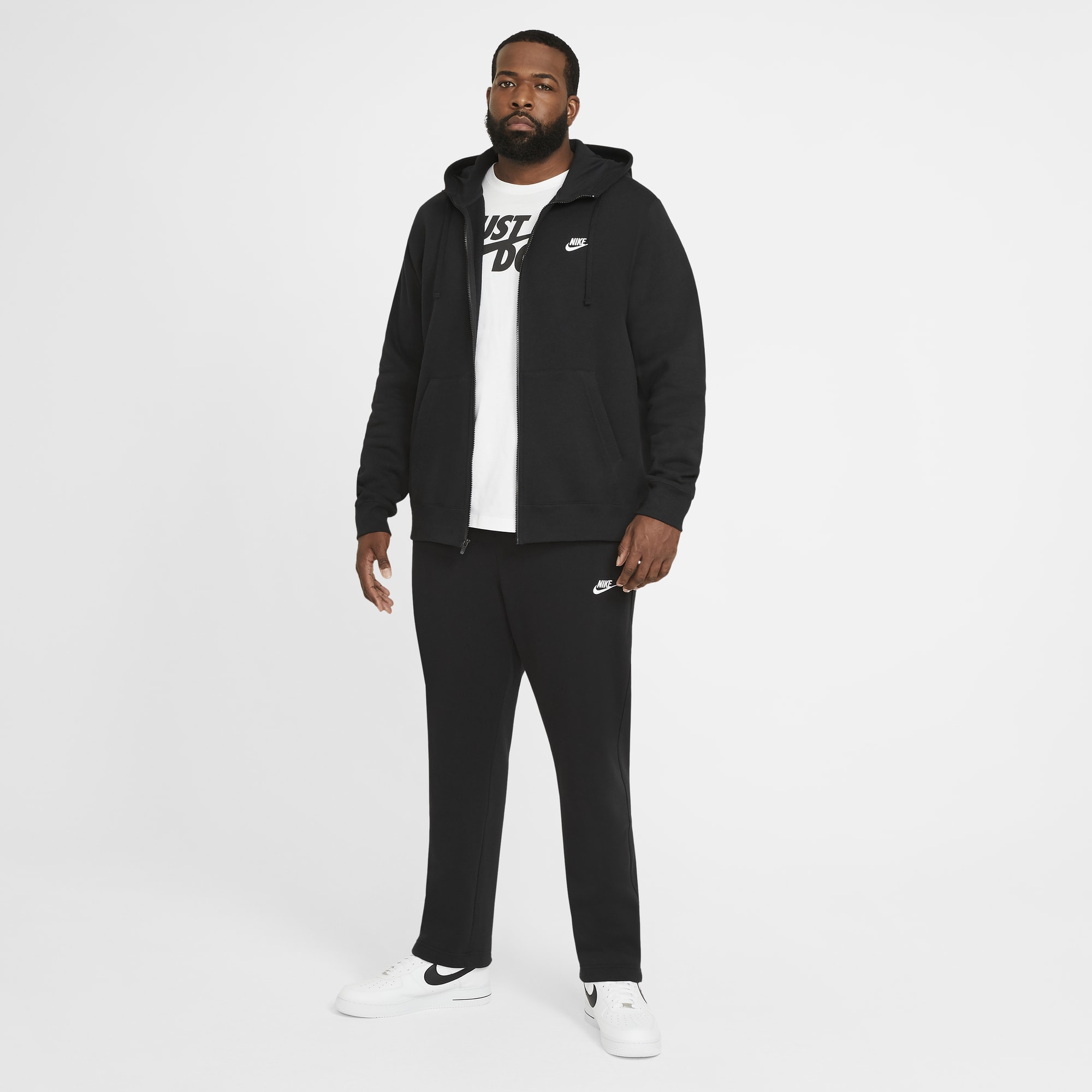 Nike Sportswear Club Fleece, NEGRO, hi-res