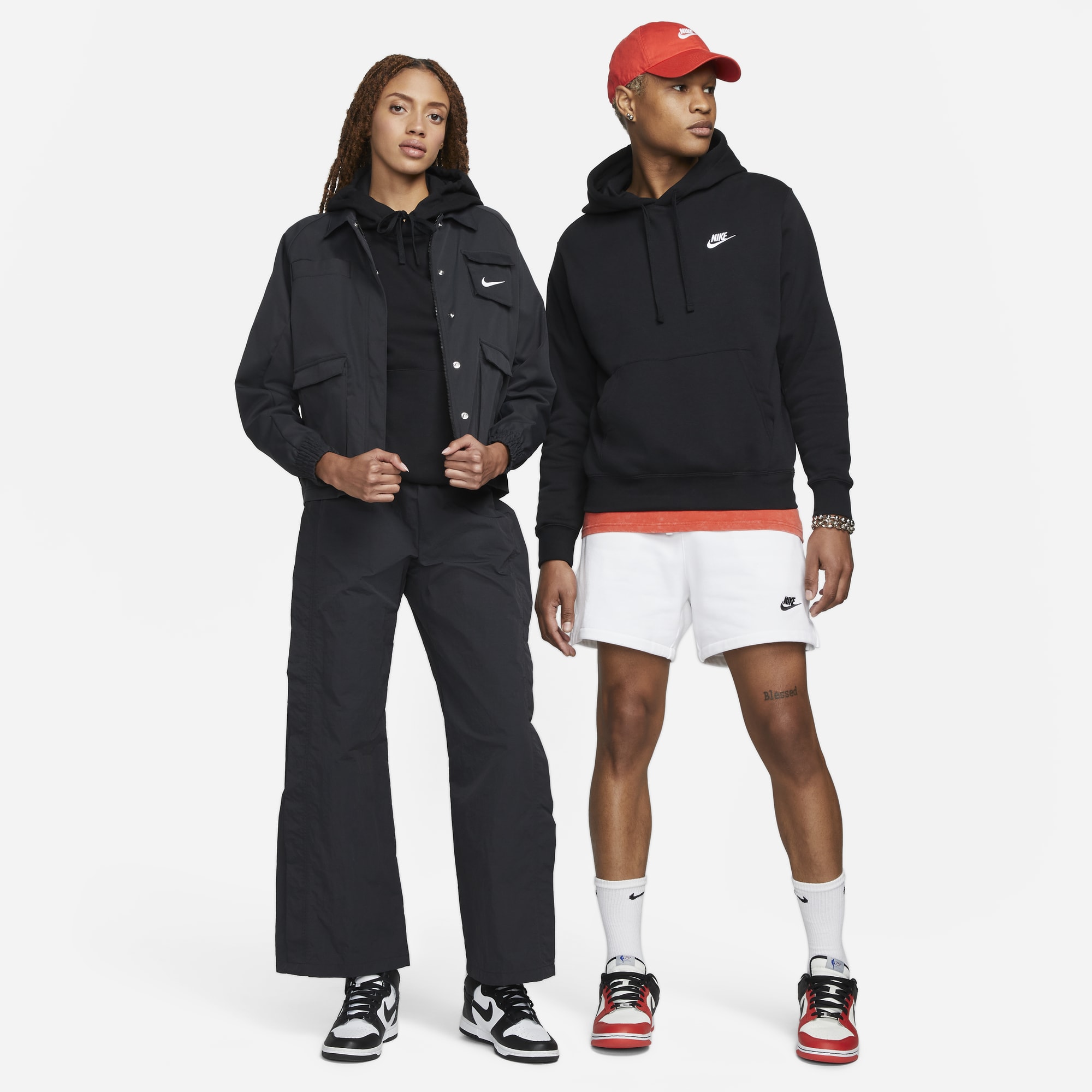 Nike Sportswear Club Fleece, NEGRO, hi-res