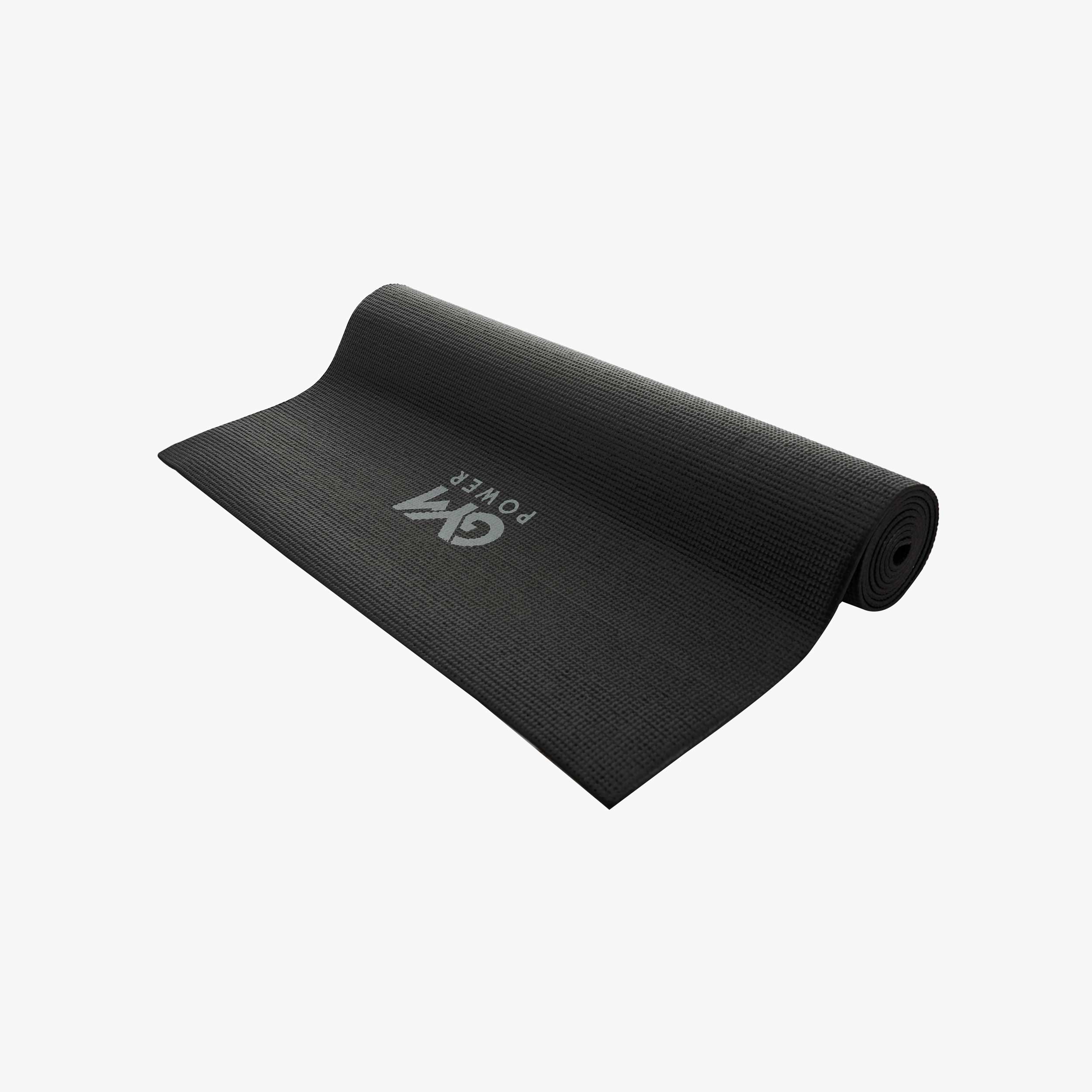 Gym Power PVC Yoga Mat, NEGRO, hi-res