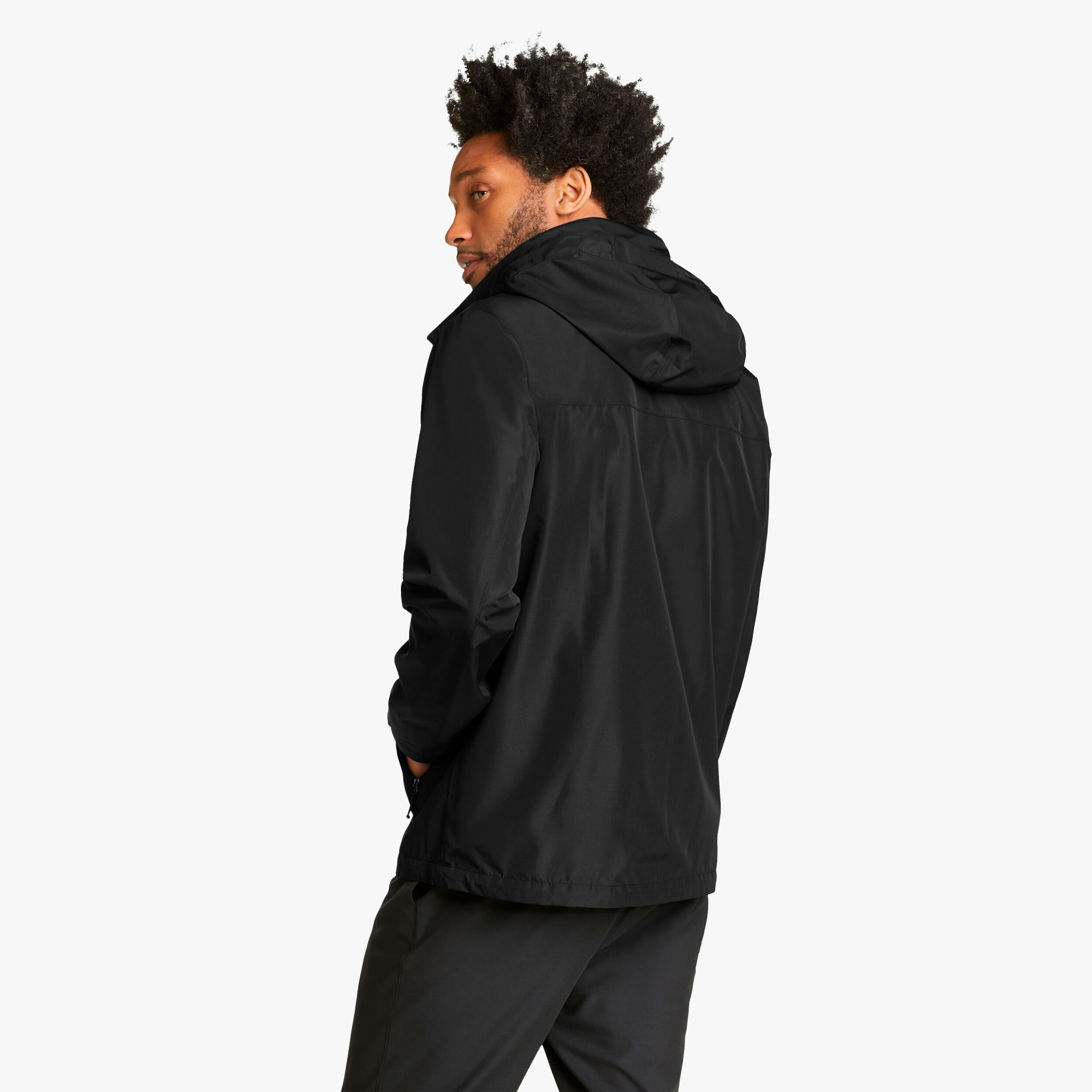 Eddie Bauer Packable Rainfoil Jacket, NEGRO, hi-res