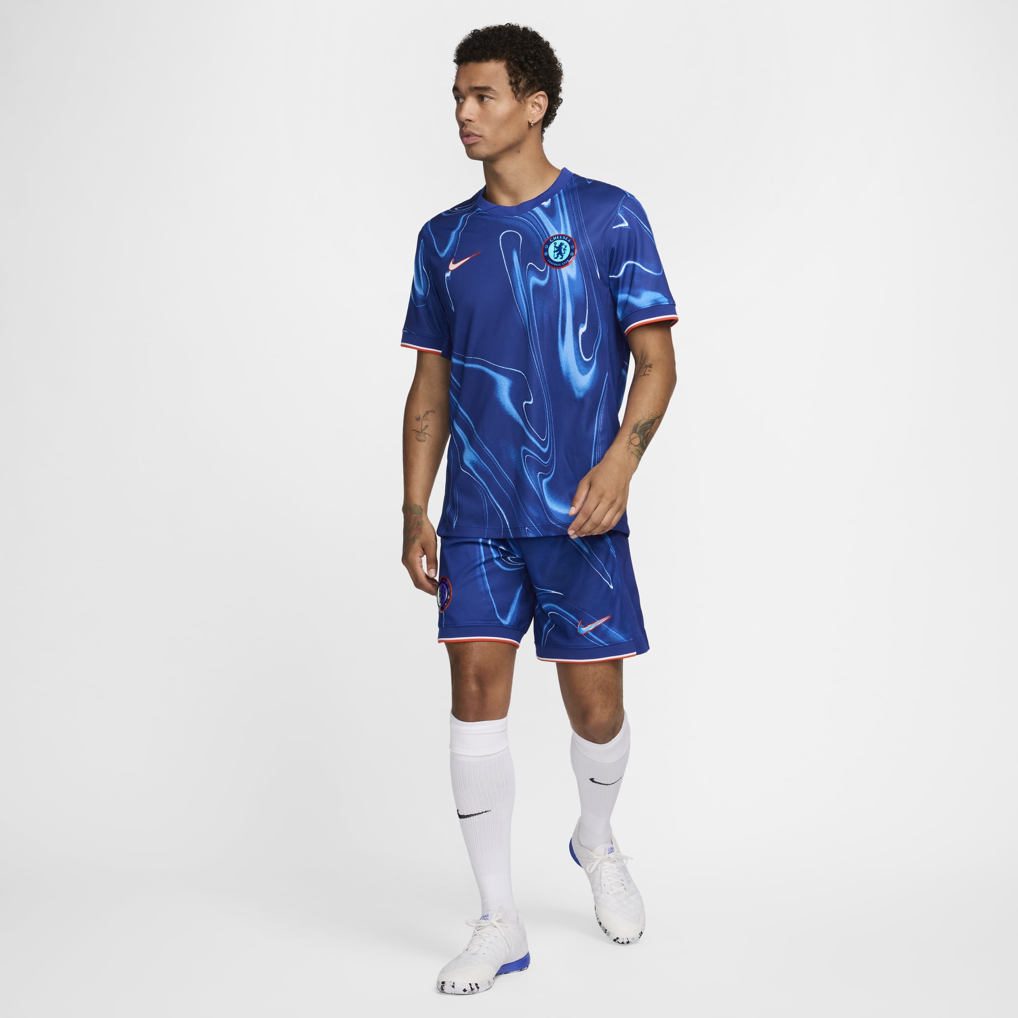 Nike Chelsea F.C. Stadium Home, AZUL, hi-res