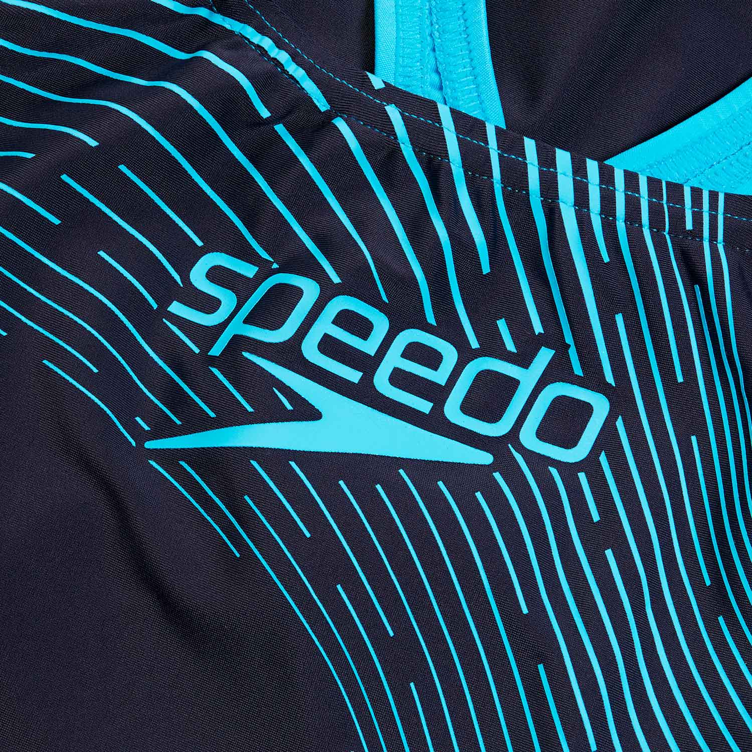 Speedo Traje de Baño Medley Medalist, NEGRO, hi-res