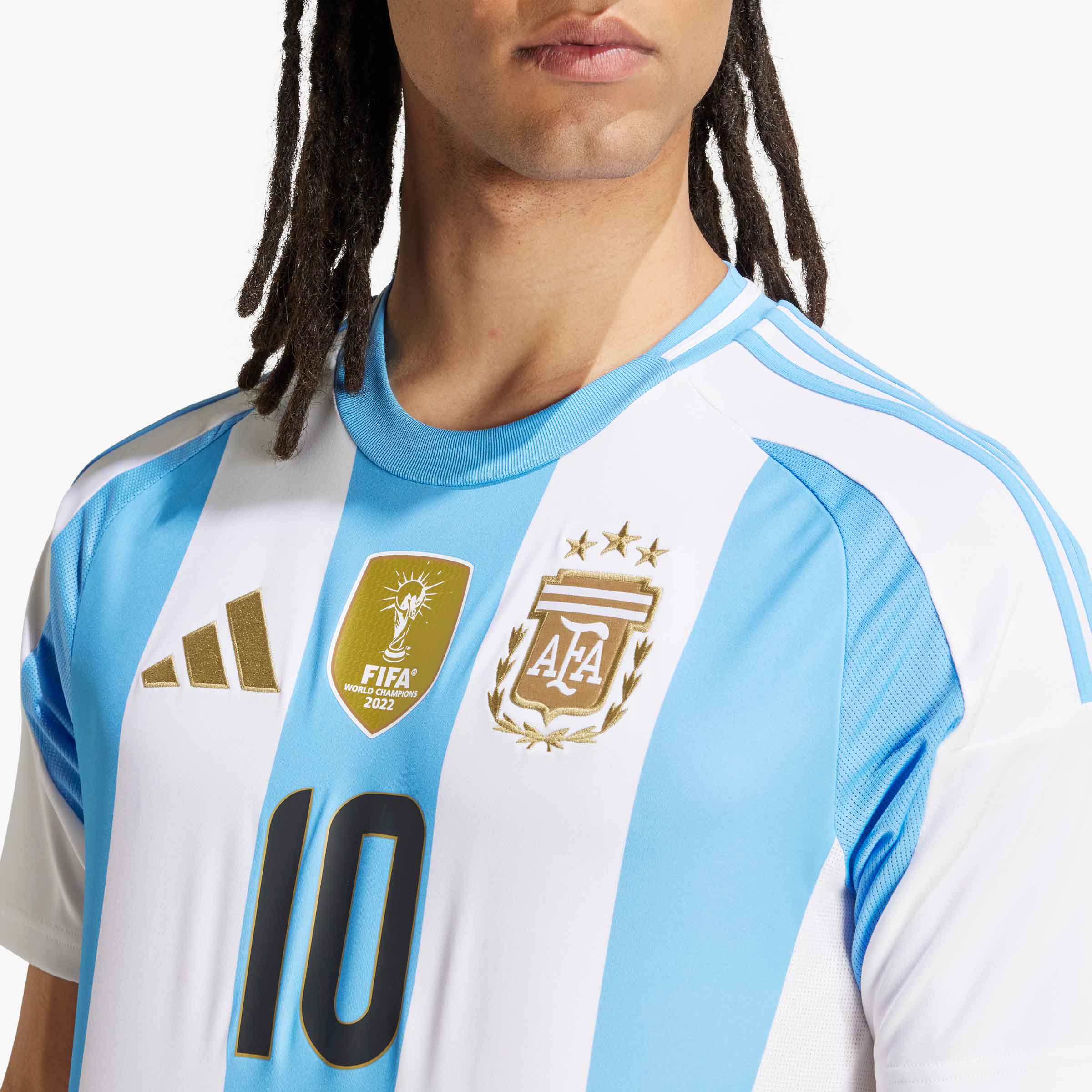 adidas Camiseta Primera Equipación Argentina 24 Messi, BLANCO, hi-res