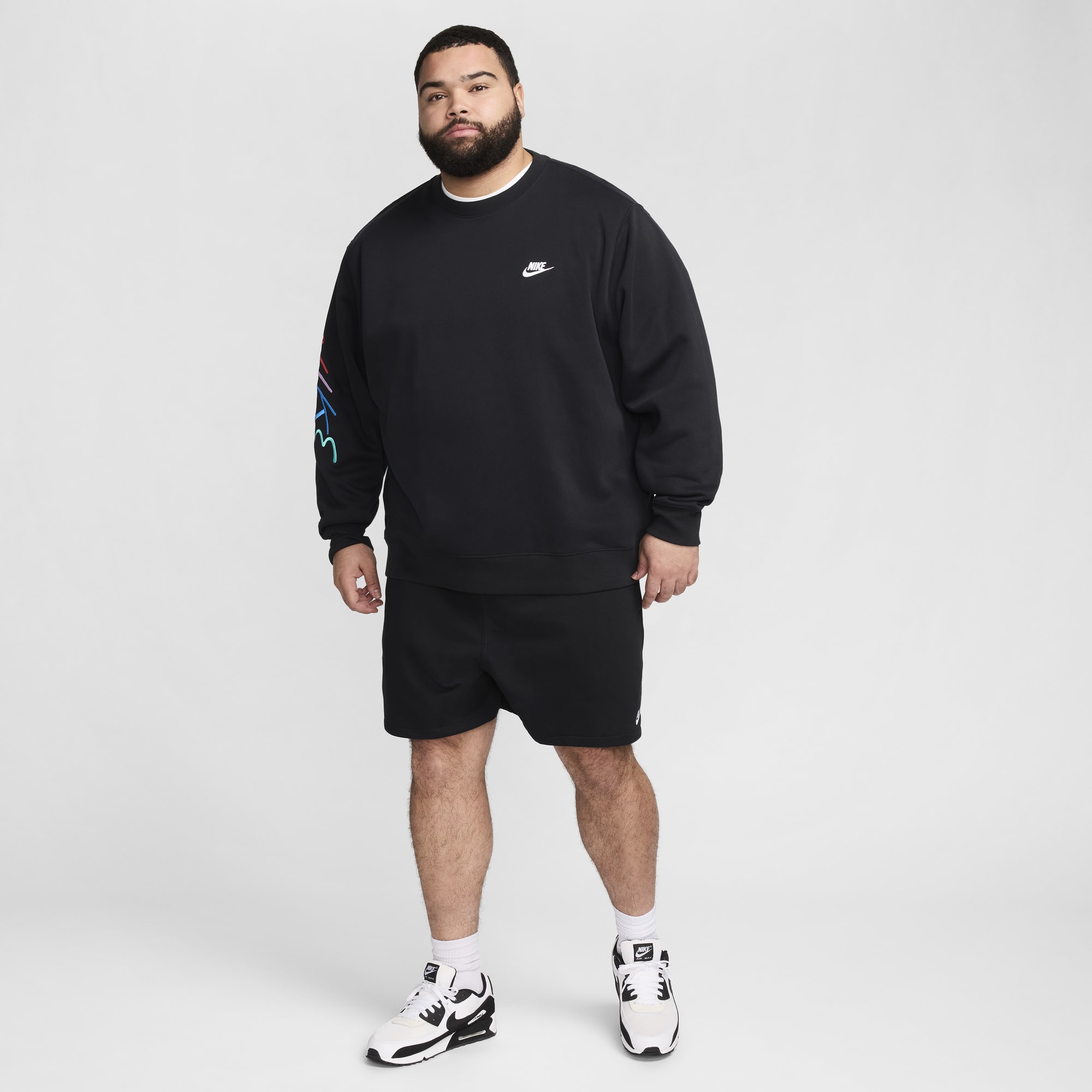 Nike Club Flow Short, NEGRO, hi-res