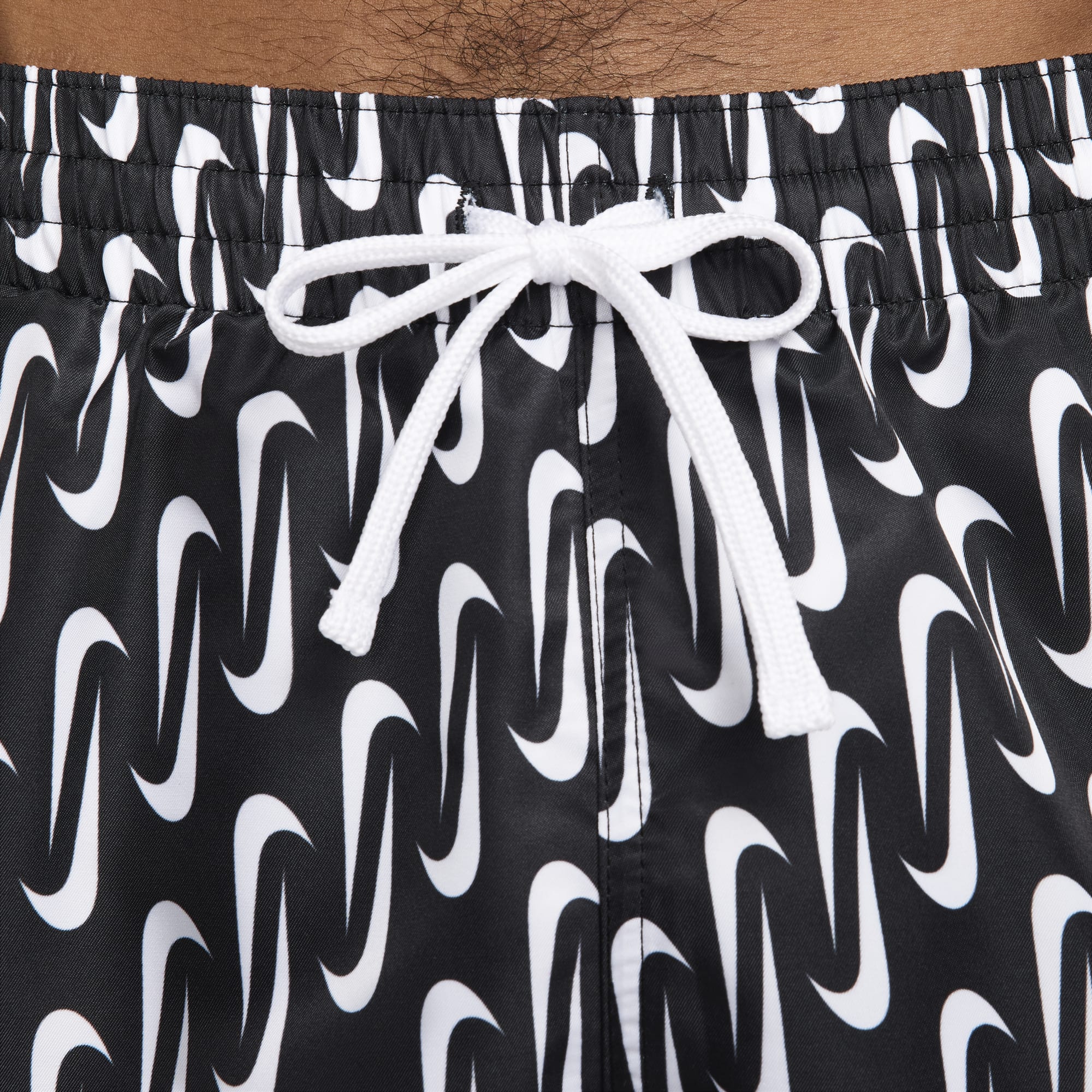 Nike Swim Swoosh Link, NEGRO, hi-res