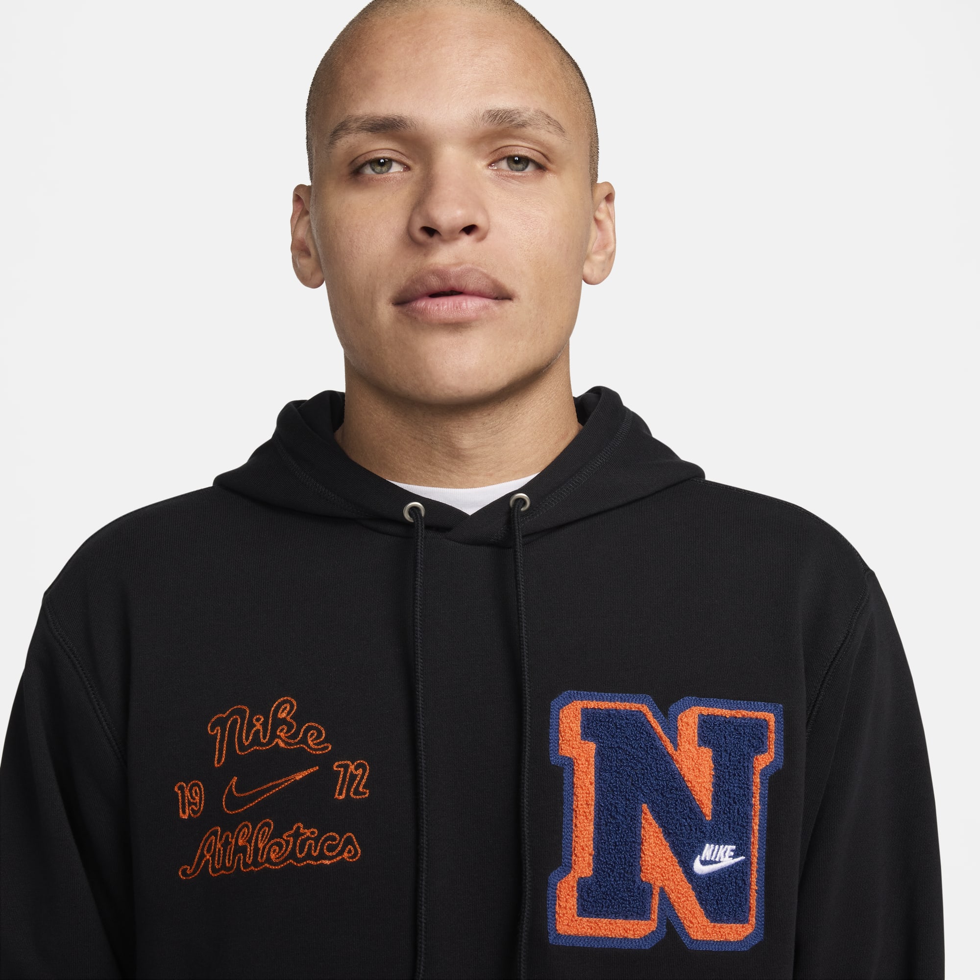 Nike Club Fleece, NEGRO, hi-res