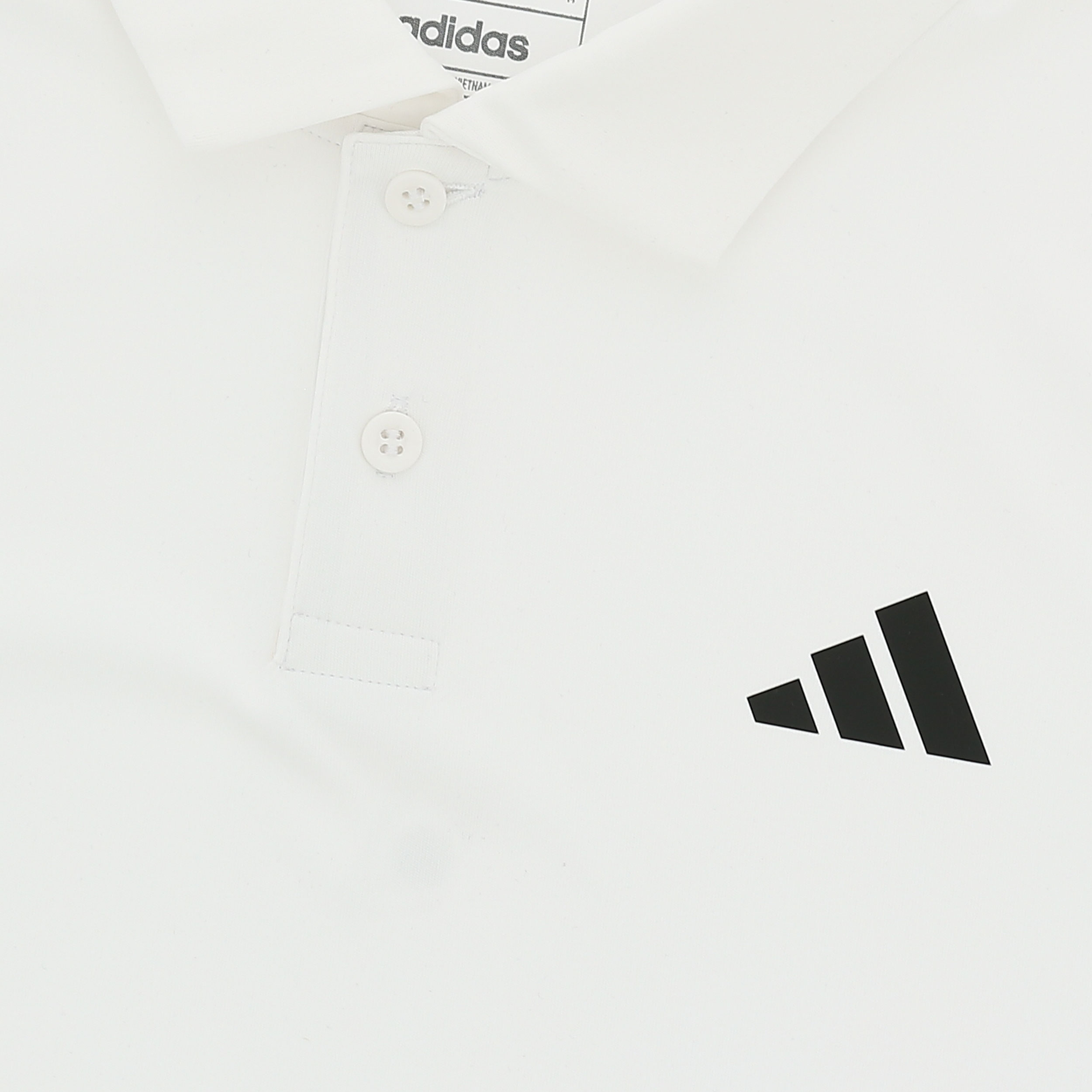 adidas Polera Club Tennis 3 bandas, BLANCO, hi-res