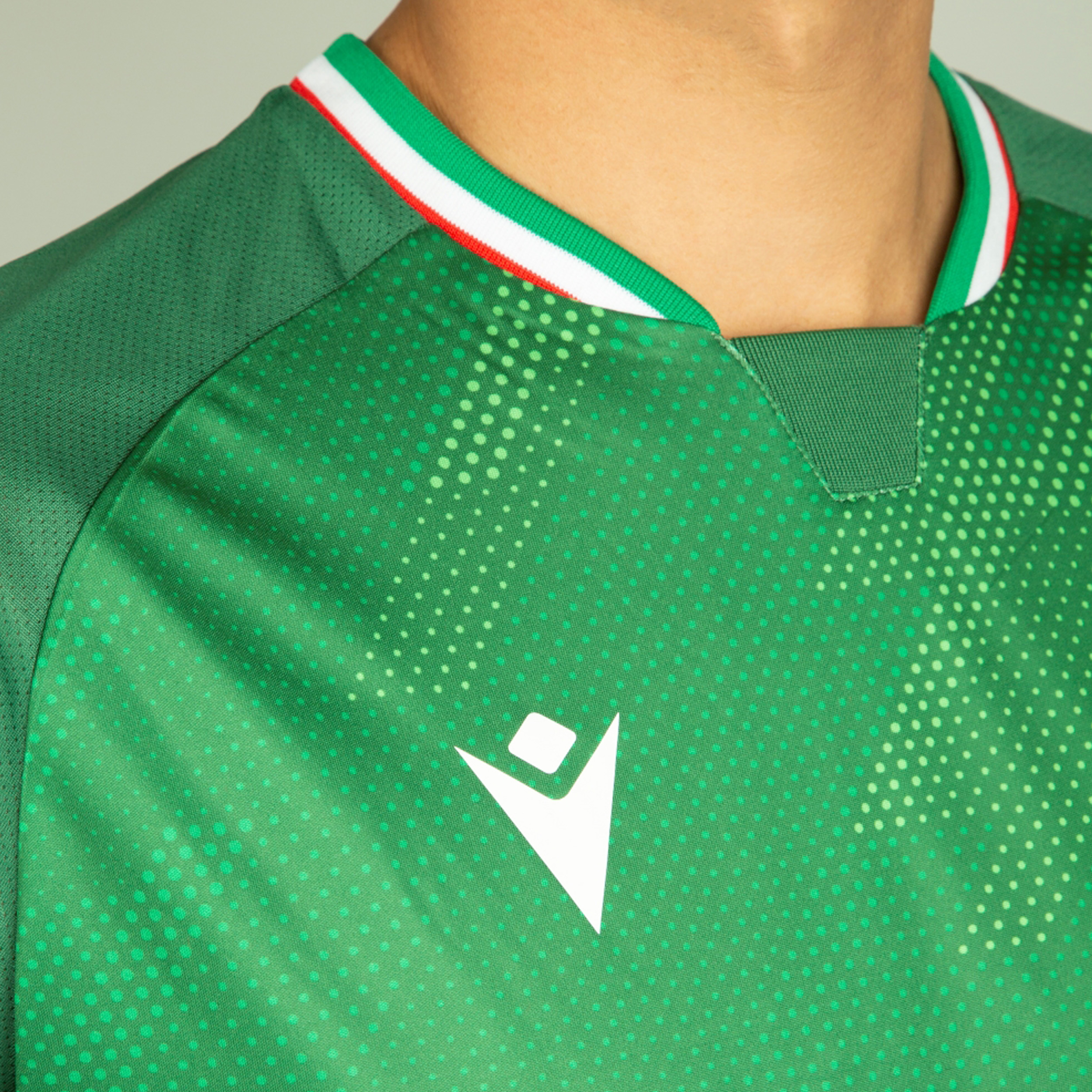 Macron Camiseta Audax Italiano Local Adulto, VERDE, hi-res