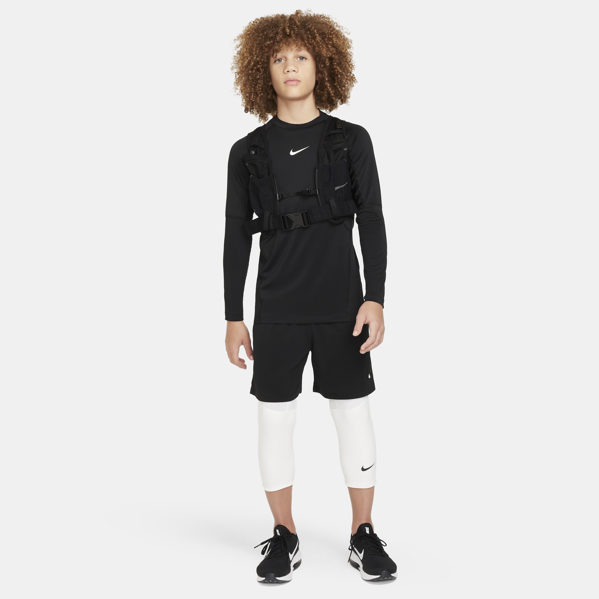 Nike Pro, NEGRO, hi-res