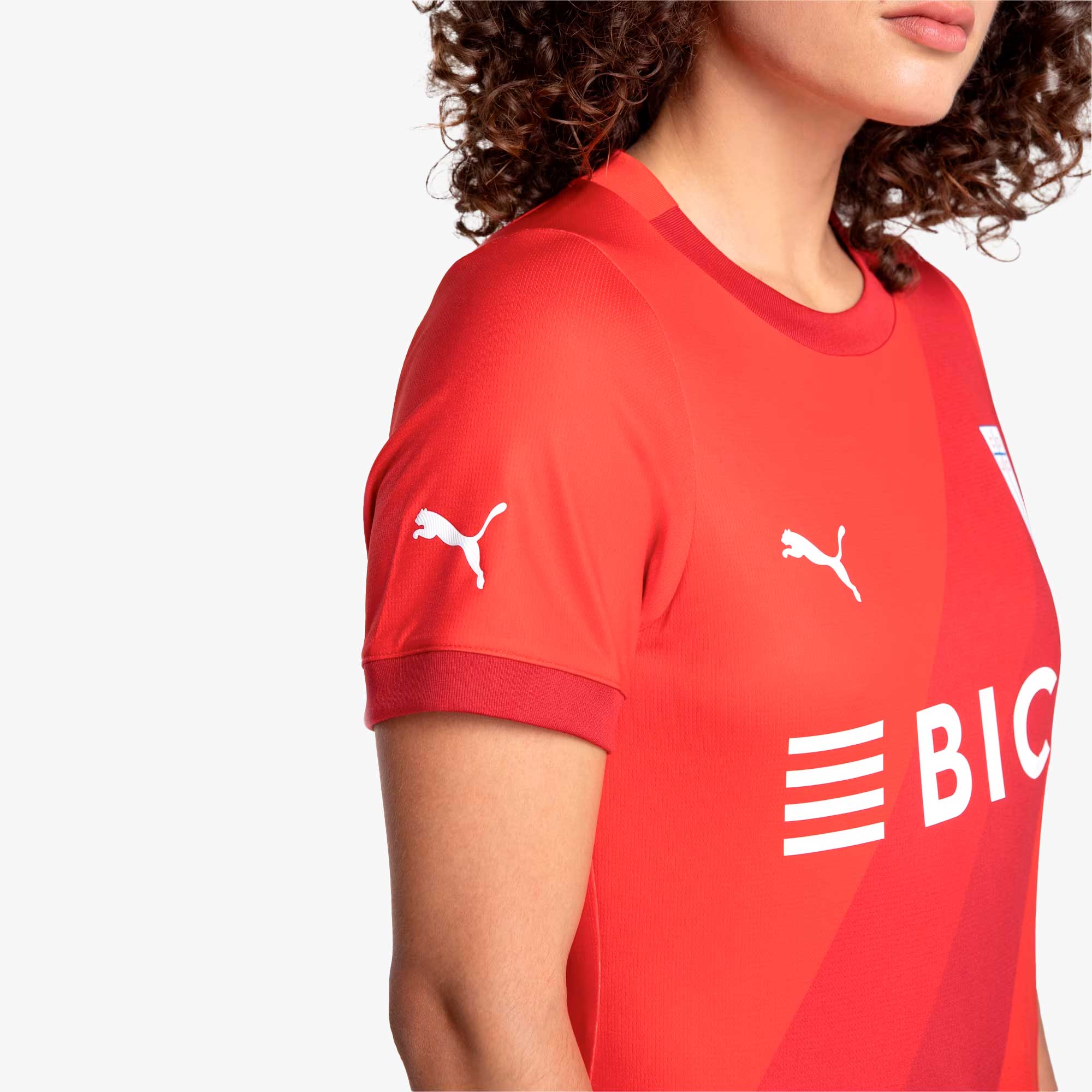 Puma Camiseta Visita Universidad Católica Mujer, ROJO, hi-res