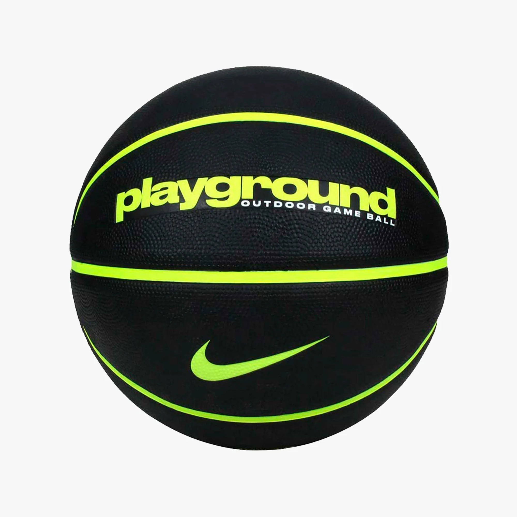 Nike Pelota de Básquet Everyday Playground, Negro/Voltio/Voltio, hi-res