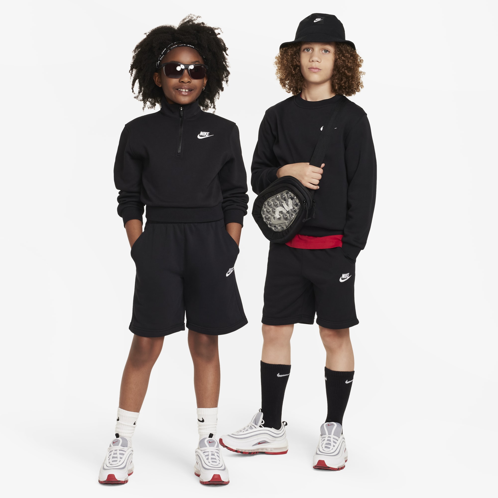 Nike Sportswear Club Fleece, NEGRO, hi-res