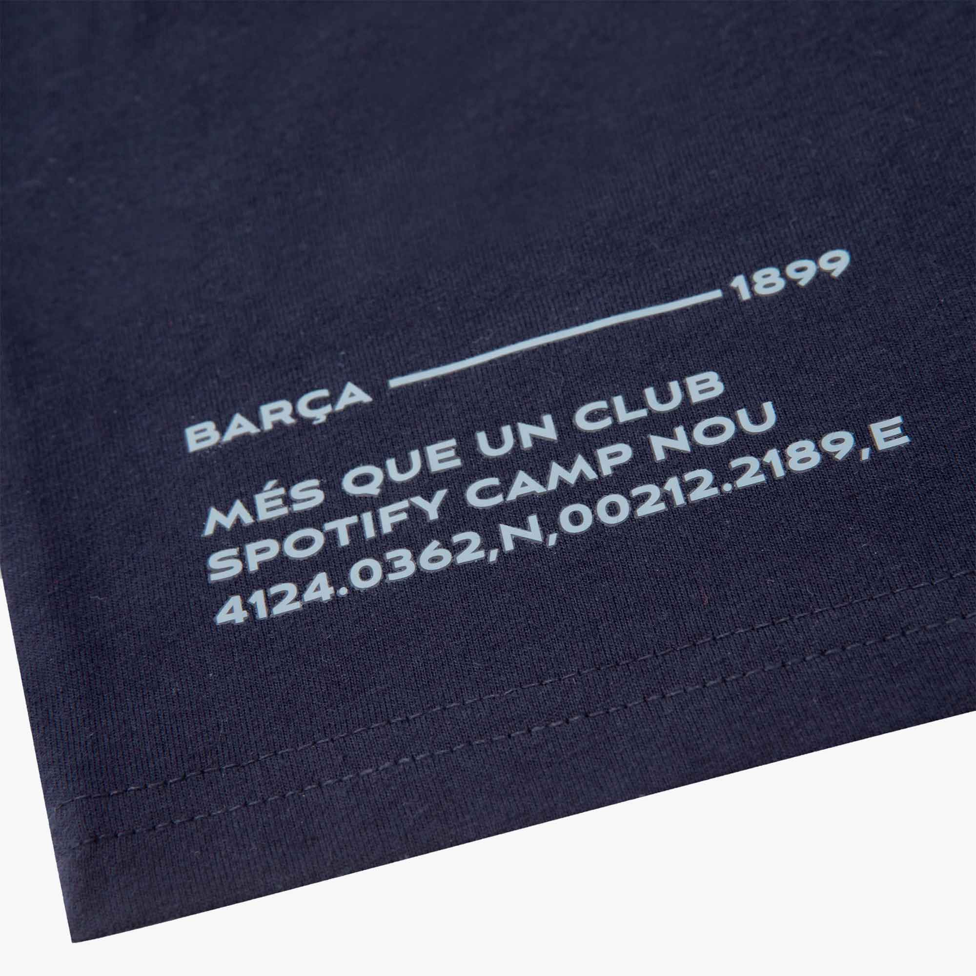 F.C. Barcelona Camiseta Essentials Crew, AZUL, hi-res