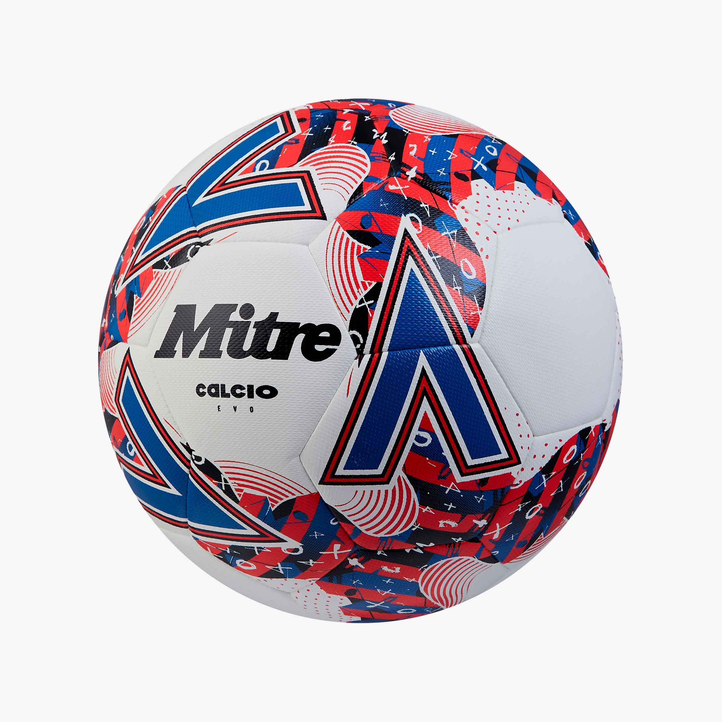 Mitre Pelota de Fútbol Calcio Evo, BLANCO, hi-res