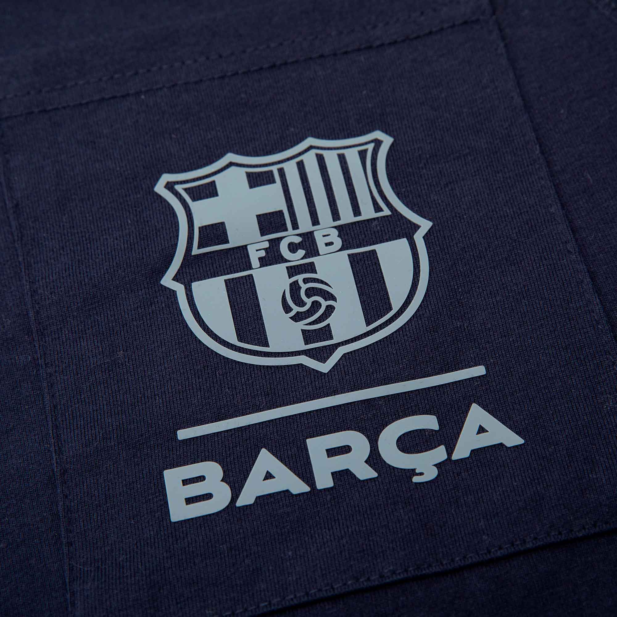 F.C. Barcelona Camiseta Essentials Crew, AZUL, hi-res