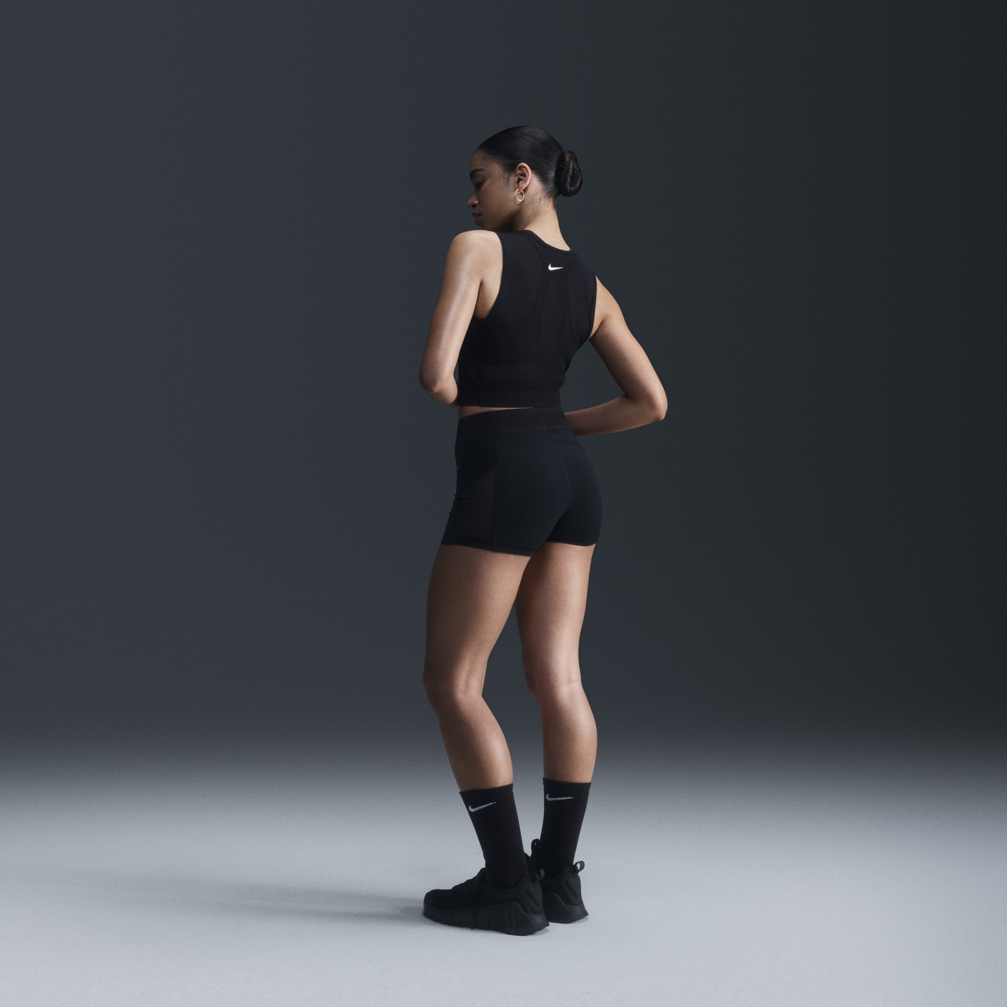 Nike Pro, NEGRO, hi-res