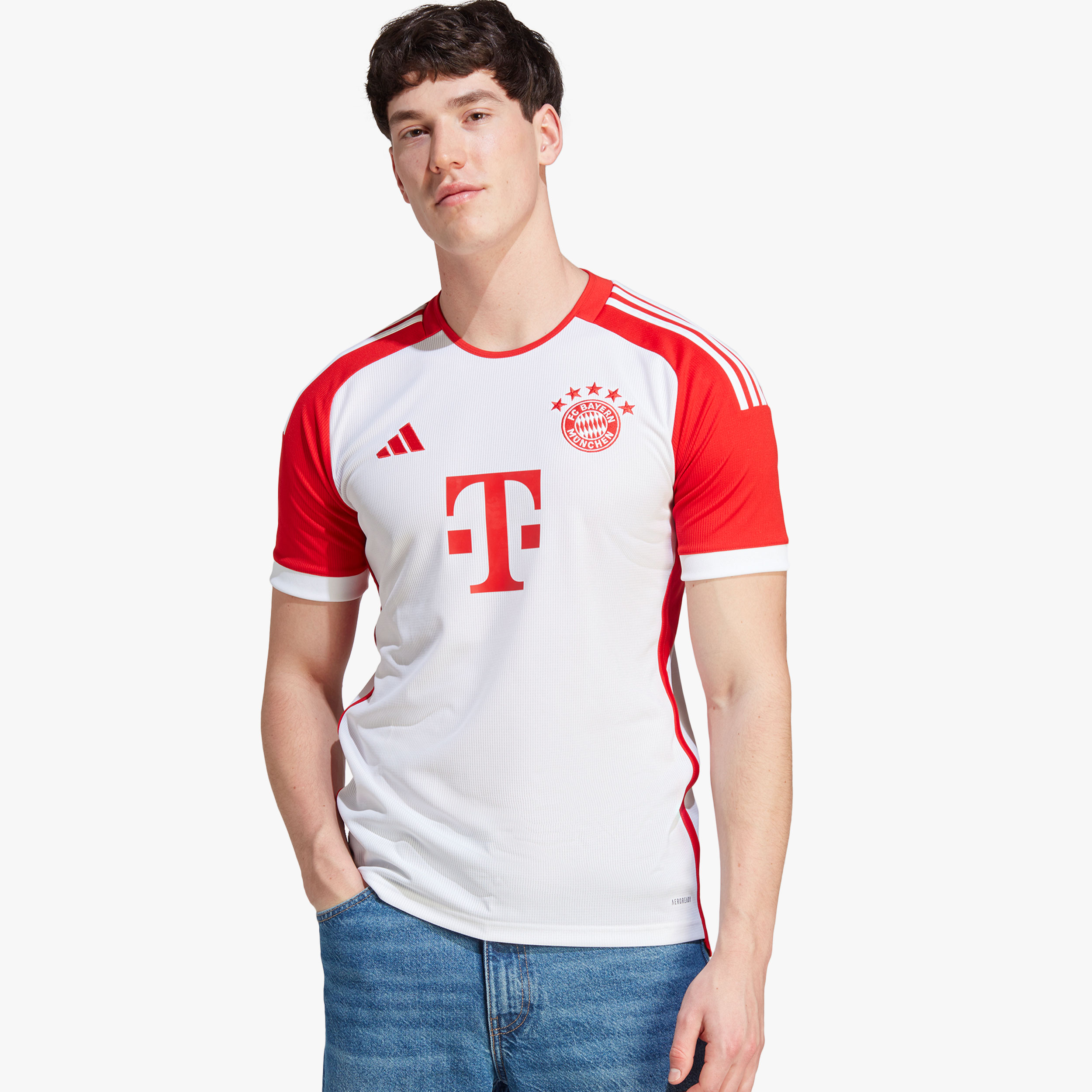 adidas Camiseta Local FC Bayern 23/24, BLANCO, hi-res